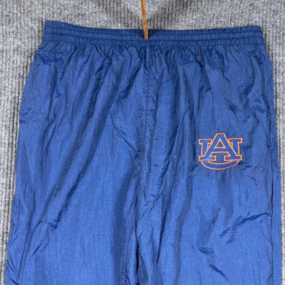 Auburn Tigers Track Pants Mens XL NCAA Navy Blue Nylon Mesh Lined Swish 4441